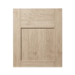 GoodHome Alpinia Oak Effect Shaker Drawerline Cabinet Door, (W)600mm (H)715mm (T)18mm