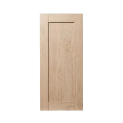 GoodHome Alpinia Oak Effect Shaker Tall Wall Cabinet Door (W)400mm (H)895mm (T)18mm