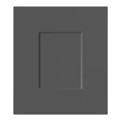 GoodHome Artemisia Innovo Handleless Matt Graphite Shaker Drawer Front, Bridging Door & Bi Fold Door, (W)300mm (H)340mm (T)18mm