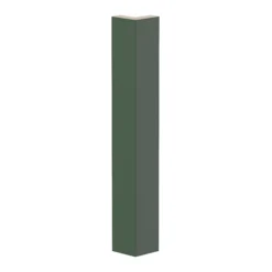 GoodHome Artemisia Matt Dark Green Shaker Standard Corner Post, (W)48mm (H)340mm
