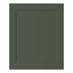 GoodHome Artemisia Matt Dark Green Shaker Tall Appliance Cabinet Door (W)600mm (H)723mm (T)18mm