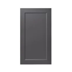 GoodHome Artemisia Matt Graphite Classic Shaker Tall Wall Cabinet Door (W)500mm (H)895mm (T)18mm