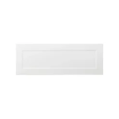GoodHome Artemisia Matt White Classic Shaker Drawer Front, Bridging Door & Bi Fold Door, (W)1000mm (H)356mm (T)18mm