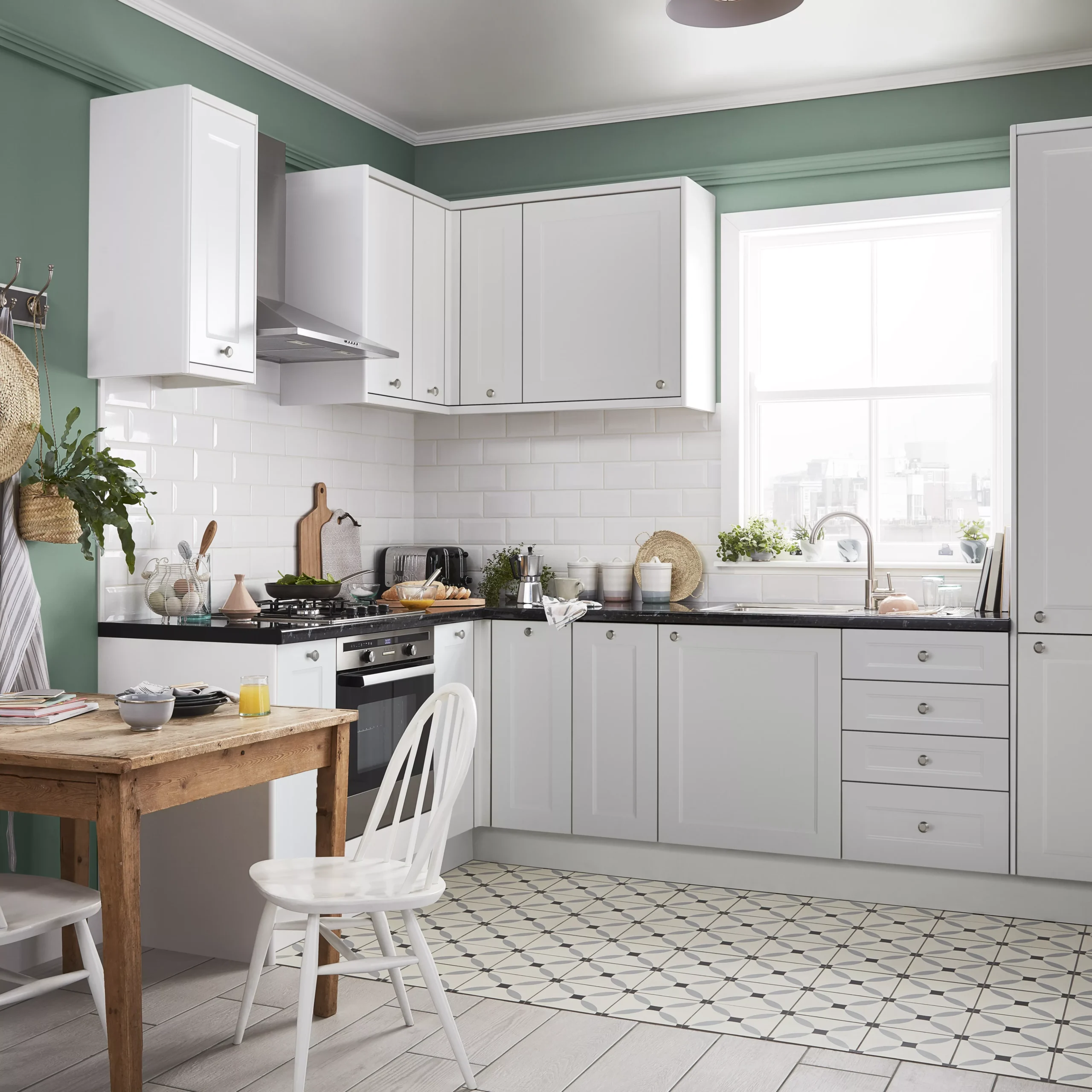 GoodHome Artemisia Matt White Classic Shaker Tall Appliance Cabinet Door (W)600mm (H)723mm (T)18mm 3 GoodHome Artemisia Matt White Classic Shaker Tall Appliance Cabinet Door (W)600mm (H)723mm (T)18mm - Image 3