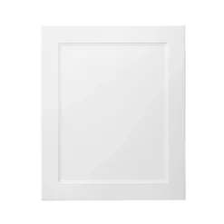 GoodHome Artemisia Matt White Classic Shaker Tall Appliance Cabinet Door (W)600mm (H)723mm (T)18mm