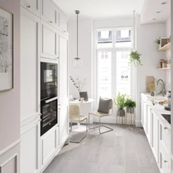 GoodHome Artemisia Matt White Classic Shaker Tall Wall Cabinet Door (W)400mm (H)895mm (T)18mm -Goodhome goodhome artemisia matt white classic shaker tall wall cabinet door w 400mm h 895mm t 18mm3663602475156 20i