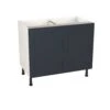 GoodHome Artemisia Midnight Blue Classic Shaker Base Kitchen Cabinet (W)1000mm (H)720mm