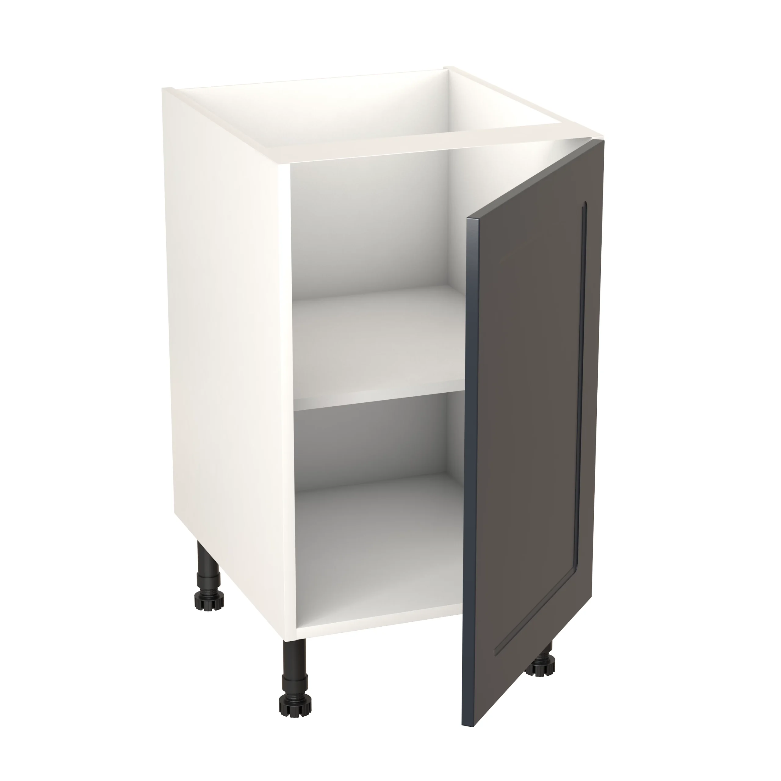 GoodHome Artemisia Midnight Blue Classic Shaker Base Kitchen Cabinet (W)500mm (H)720mm 2 GoodHome Artemisia Midnight Blue Classic Shaker Base Kitchen Cabinet (W)500mm (H)720mm - Image 2