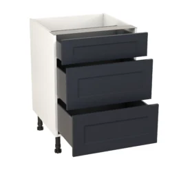 Goodhome -Goodhome goodhome artemisia midnight blue classic shaker base kitchen cabinet w 600mm h 720mm5059340701967 21c bq