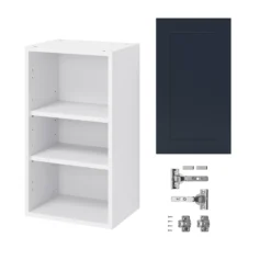 GoodHome Artemisia Midnight Blue Classic Shaker Wall Kitchen Cabinet (W)400mm (H)720mm 7 GoodHome Artemisia Midnight Blue Classic Shaker Wall Kitchen Cabinet (W)400mm (H)720mm -Goodhome goodhome artemisia midnight blue classic shaker wall kitchen cabinet w 400mm h 720mm5059340702049 07c bq