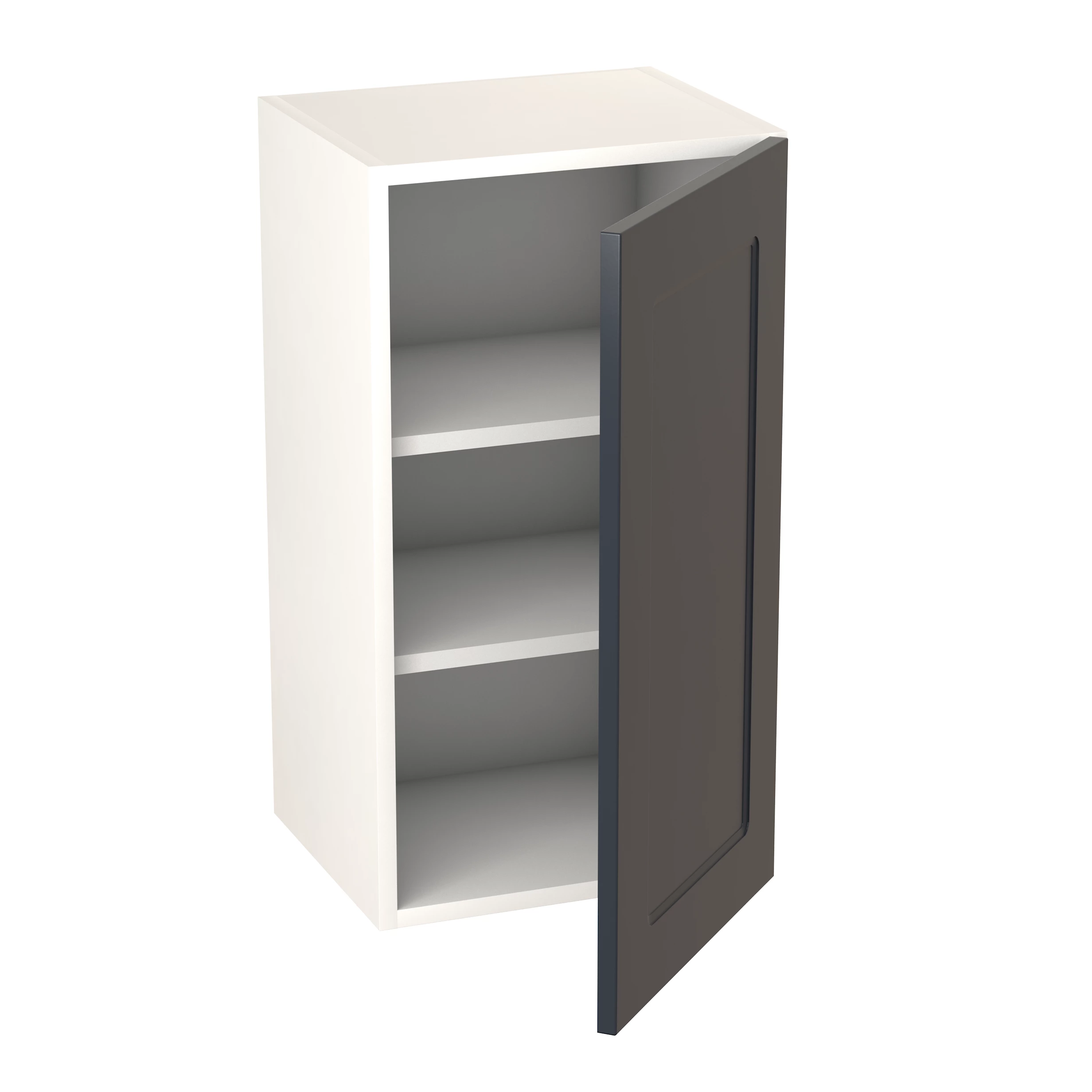 GoodHome Artemisia Midnight Blue Classic Shaker Wall Kitchen Cabinet (W)400mm (H)720mm 2 GoodHome Artemisia Midnight Blue Classic Shaker Wall Kitchen Cabinet (W)400mm (H)720mm - Image 2