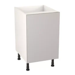 GoodHome Balsamita Matt Grey Slab Base Kitchen Cabinet (W)500mm (H)720mm