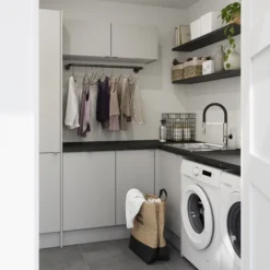 GoodHome Balsamita Matt Grey Slab Drawerline Cabinet Door, (W)400mm (H)356mm (T)16mm 28 GoodHome Balsamita Matt Grey Slab Drawerline Cabinet Door, (W)400mm (H)356mm (T)16mm -Goodhome goodhome balsamita matt grey slab drawerline cabinet door w 400mm h 356mm t 16mm3663602655572 10i