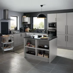 GoodHome Balsamita Matt Grey Slab Drawerline Cabinet Door, (W)400mm (H)356mm (T)16mm 20 GoodHome Balsamita Matt Grey Slab Drawerline Cabinet Door, (W)400mm (H)356mm (T)16mm -Goodhome goodhome balsamita matt grey slab drawerline cabinet door w 400mm h 356mm t 16mm3663602655572 51i
