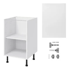 GoodHome Balsamita Matt White Slab Base Kitchen Cabinet (W)500mm (H)720mm 7 GoodHome Balsamita Matt White Slab Base Kitchen Cabinet (W)500mm (H)720mm -Goodhome goodhome balsamita matt white slab base kitchen cabinet w 500mm h 720mm5059340702216 07c bq