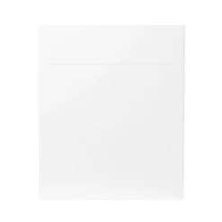 GoodHome Balsamita Matt White Slab Drawerline Cabinet Door, (W)600mm (H)715mm (T)16mm