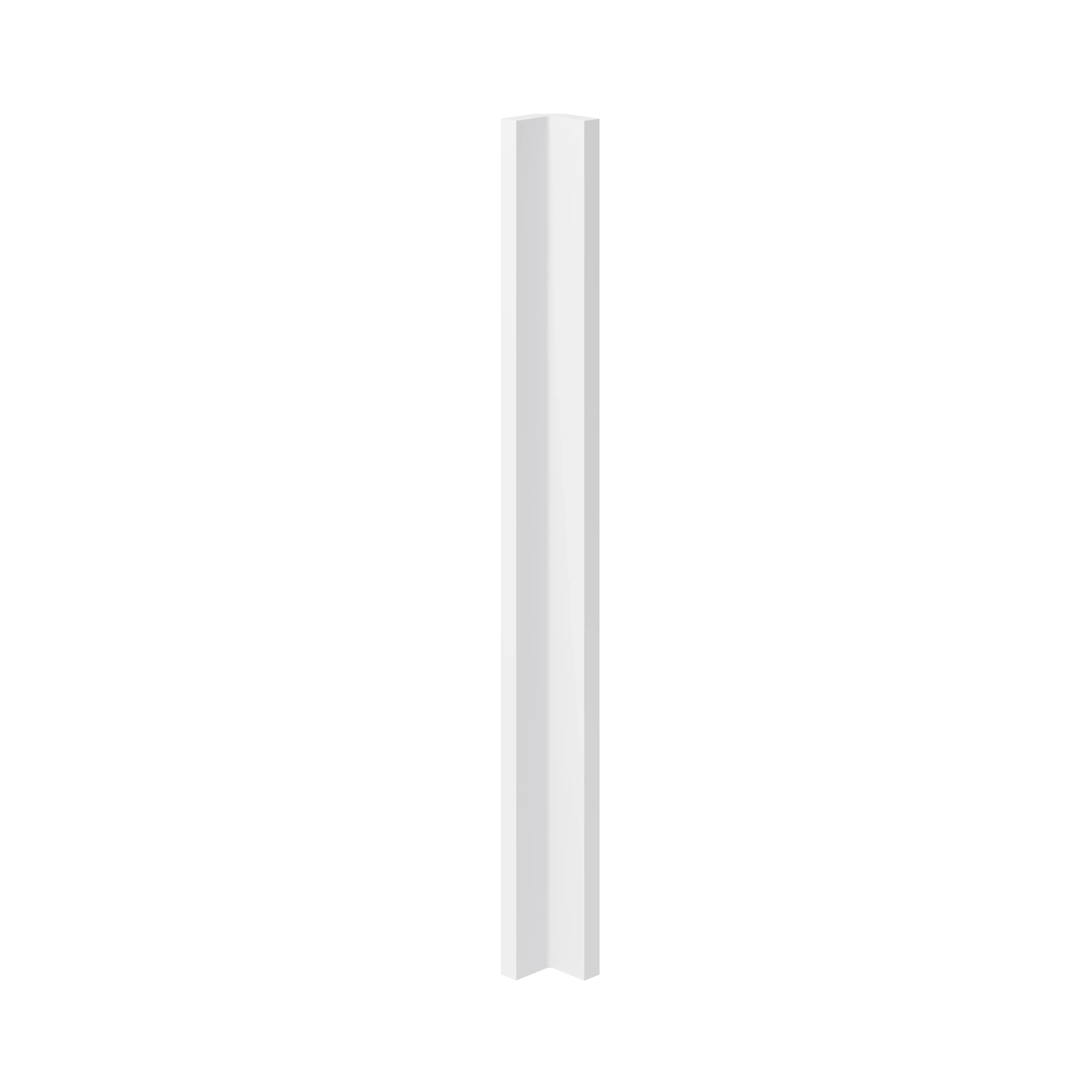GoodHome Balsamita Matt White Slab Standard Corner Post, (W)59mm (H)715mm 1 GoodHome Balsamita Matt White Slab Standard Corner Post, (W)59mm (H)715mm