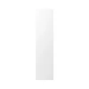 GoodHome Balsamita Matt White Slab Standard End Panel (H)2400mm (W)610mm