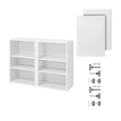 GoodHome Balsamita Matt White Slab Wall Kitchen Cabinet (W)1000mm (H)720mm 7 GoodHome Balsamita Matt White Slab Wall Kitchen Cabinet (W)1000mm (H)720mm -Goodhome goodhome balsamita matt white slab wall kitchen cabinet w 1000mm h 720mm5059340702247 07c bq