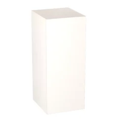 GoodHome Balsamita Matt White Slab Wall Kitchen Cabinet (W)300mm (H)720mm