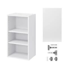 GoodHome Balsamita Matt White Slab Wall Kitchen Cabinet (W)400mm (H)720mm 7 GoodHome Balsamita Matt White Slab Wall Kitchen Cabinet (W)400mm (H)720mm -Goodhome goodhome balsamita matt white slab wall kitchen cabinet w 400mm h 720mm5059340702261 07c bq