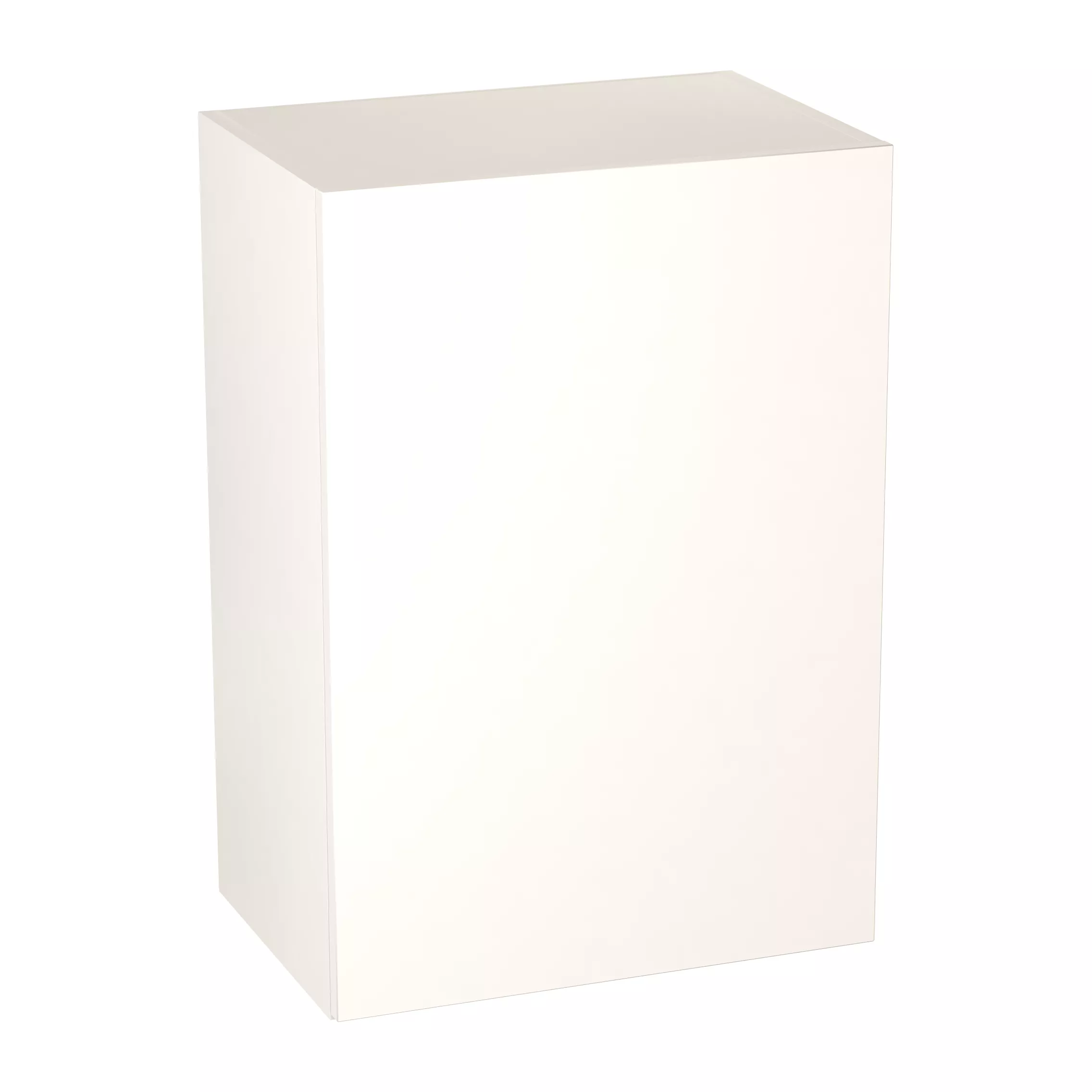 GoodHome Balsamita Matt White Slab Wall Kitchen Cabinet (W)500mm (H)720mm 1 GoodHome Balsamita Matt White Slab Wall Kitchen Cabinet (W)500mm (H)720mm