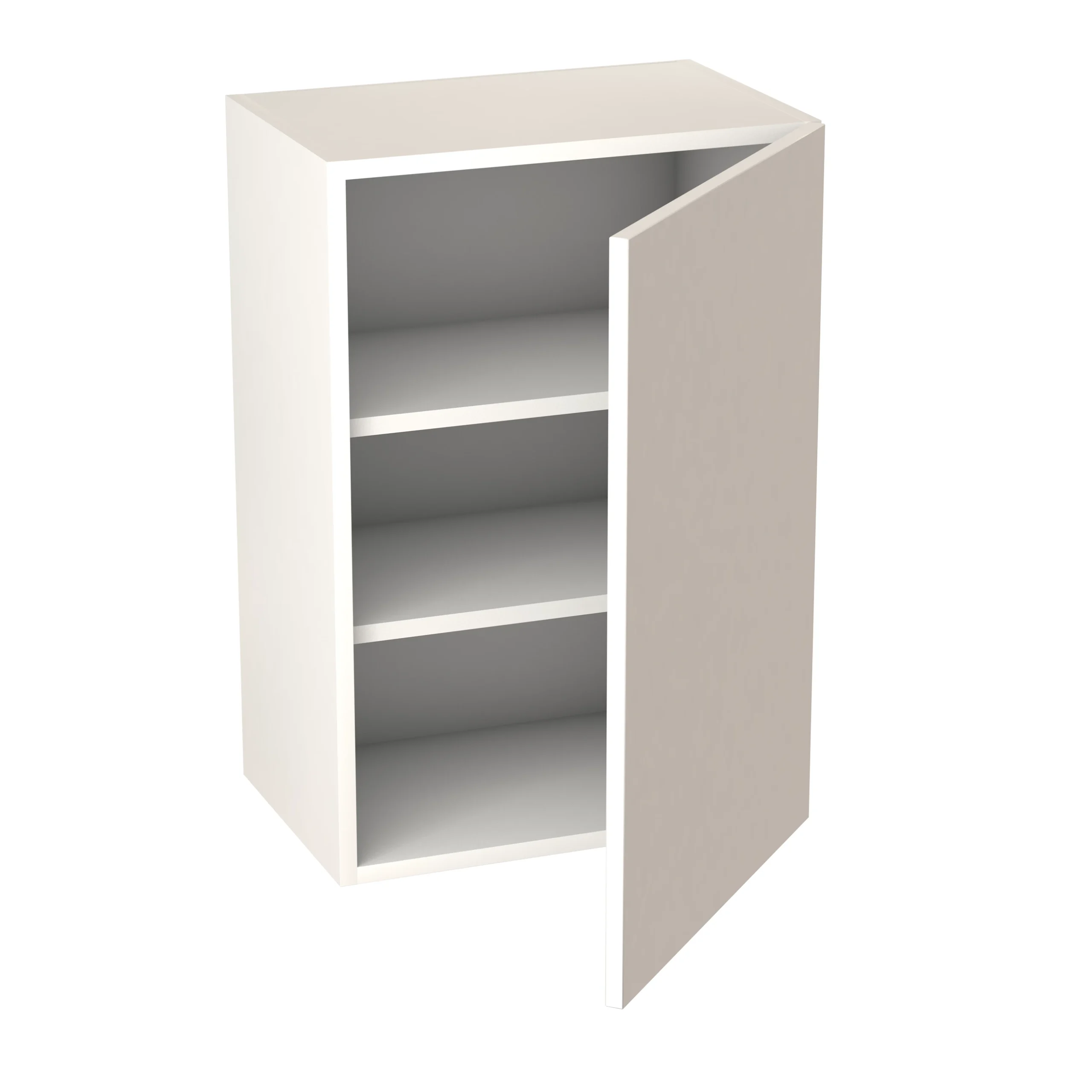 GoodHome Balsamita Matt White Slab Wall Kitchen Cabinet (W)500mm (H)720mm 2 GoodHome Balsamita Matt White Slab Wall Kitchen Cabinet (W)500mm (H)720mm - Image 2