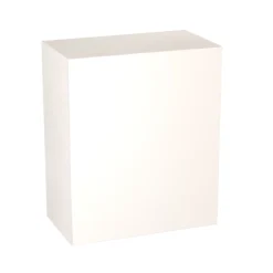 GoodHome Balsamita Matt White Slab Wall Kitchen Cabinet (W)600mm (H)720mm