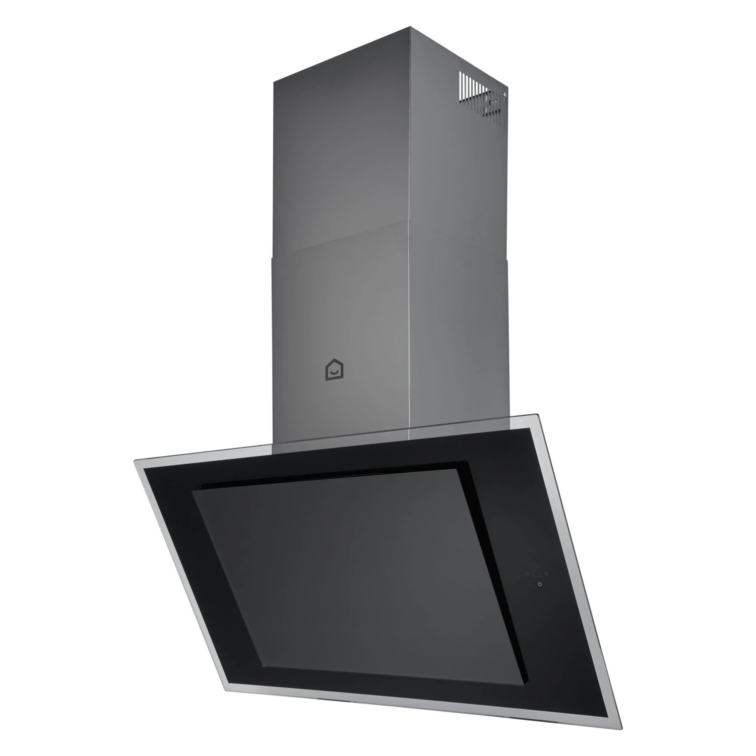 GoodHome Bamia GHAGRE90 Glass Angled Cooker Hood (W)90cm - Black 1 GoodHome Bamia GHAGRE90 Glass Angled Cooker Hood (W)90cm - Black