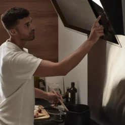 GoodHome Bamia GHAGRE90 Glass Angled Cooker Hood (W)90cm - Black 15 GoodHome Bamia GHAGRE90 Glass Angled Cooker Hood (W)90cm - Black -Goodhome goodhome bamia ghagre90 glass angled cooker hood w 90cm black3663602495468 02i bq