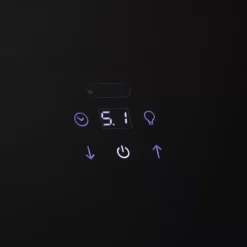 GoodHome Bamia GHAGRO90 Black Glass Round Angled Cooker Hood, (W)90cm 18 GoodHome Bamia GHAGRO90 Black Glass Round Angled Cooker Hood, (W)90cm -Goodhome goodhome bamia ghagro90 black glass round angled cooker hood w 90cm3663602434313 36c bq