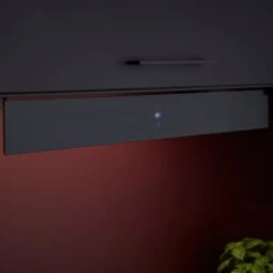 GoodHome Bamia GHIH80 Glass Inset Cooker Hood (W)80cm - Black -Goodhome goodhome bamia ghih80 glass inset cooker hood w 80cm black3663602434344 01i bq