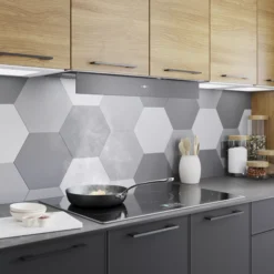 GoodHome Bamia GHIH80 Glass Inset Cooker Hood (W)80cm - Black -Goodhome goodhome bamia ghih80 glass inset cooker hood w 80cm black3663602434344 02i