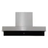 GoodHome Bamia GHIH80 Glass Inset Cooker Hood (W)80cm - Black