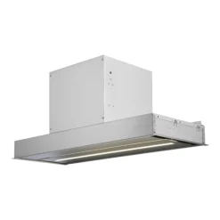 GoodHome Bamia GHIH80 Glass Inset Cooker Hood (W)80cm - Black -Goodhome goodhome bamia ghih80 glass inset cooker hood w 80cm black3663602434344 23c bq