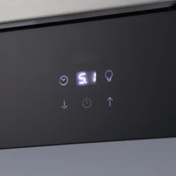 GoodHome Bamia GHIH80 Glass Inset Cooker Hood (W)80cm - Black -Goodhome goodhome bamia ghih80 glass inset cooker hood w 80cm black3663602434344 36c bq