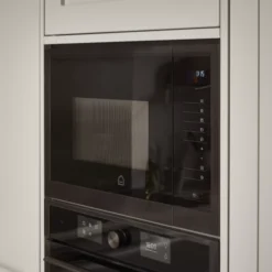 GoodHome Bamia GHMO25UK 25L Built-in Microwave - Brushed Black -Goodhome goodhome bamia ghmo25uk 25l built in microwave brushed black5059340213781 01i