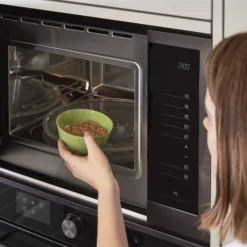 GoodHome Bamia GHMO25UK 25L Built-in Microwave - Brushed Black -Goodhome goodhome bamia ghmo25uk 25l built in microwave brushed black5059340213781 02i