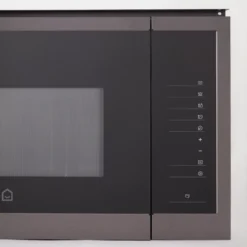 GoodHome Bamia GHMO25UK 25L Built-in Microwave - Brushed Black -Goodhome goodhome bamia ghmo25uk 25l built in microwave brushed black5059340213781 36c