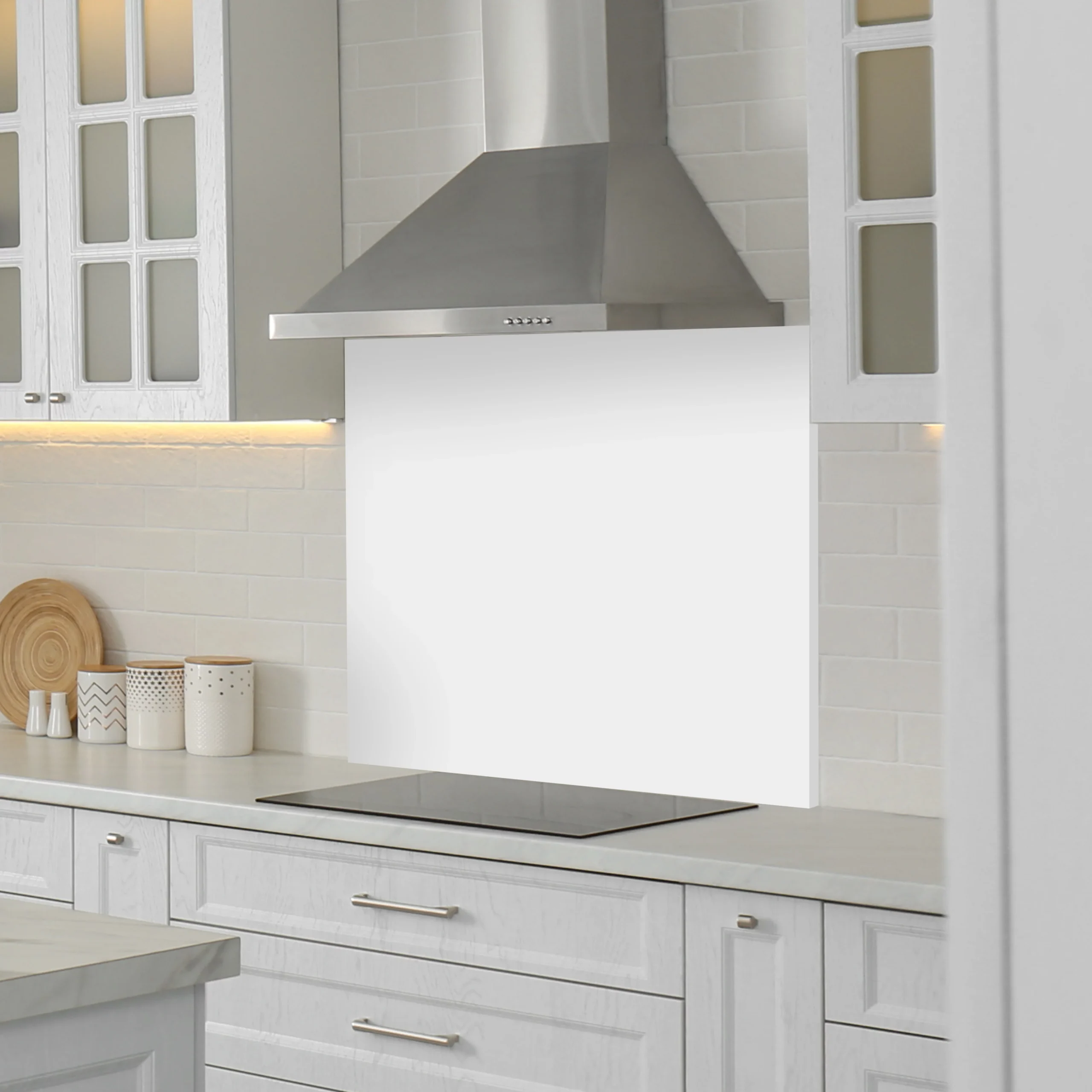 GoodHome Berberis White Laminate & Particle Board Back Panel, (H)600mm (W)2000mm (T)8mm 2 GoodHome Berberis White Laminate & Particle Board Back Panel, (H)600mm (W)2000mm (T)8mm - Image 2