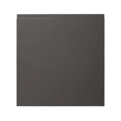 GoodHome Garcinia Gloss Anthracite Integrated Handle Appliance Cabinet Door (W)600mm (H)626mm (T)19mm