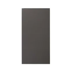 GoodHome Garcinia Gloss Anthracite Integrated Handle Tall Larder Cabinet Door (W)600mm (H)1181mm (T)19mm