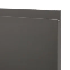 GoodHome Garcinia Gloss Anthracite Integrated Handle Tall Larder Cabinet Door (W)600mm (H)1181mm (T)19mm -Goodhome goodhome garcinia gloss anthracite integrated handle tall larder cabinet door w 600mm h 1181mm t 19mm3663602652366 36c bq