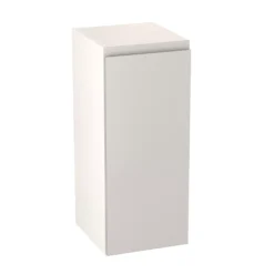 GoodHome Garcinia Gloss Light Grey Integrated Handle Wall Kitchen Cabinet (W)300mm (H)720mm