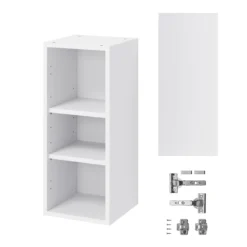 GoodHome Garcinia Gloss Light Grey Integrated Handle Wall Kitchen Cabinet (W)300mm (H)720mm 6 GoodHome Garcinia Gloss Light Grey Integrated Handle Wall Kitchen Cabinet (W)300mm (H)720mm -Goodhome goodhome garcinia gloss light grey integrated handle wall kitchen cabinet w 300mm h 720mm5059340702360 07c bq