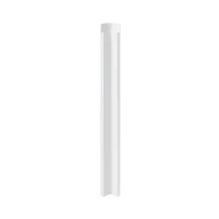 GoodHome Garcinia Gloss Light Grey Standard Corner Post, (W)59mm (H)715mm
