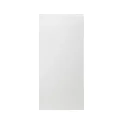 GoodHome Garcinia Gloss White Integrated Handle 70:30 Larder Cabinet Door (W)600mm (H)1287mm (T)19mm