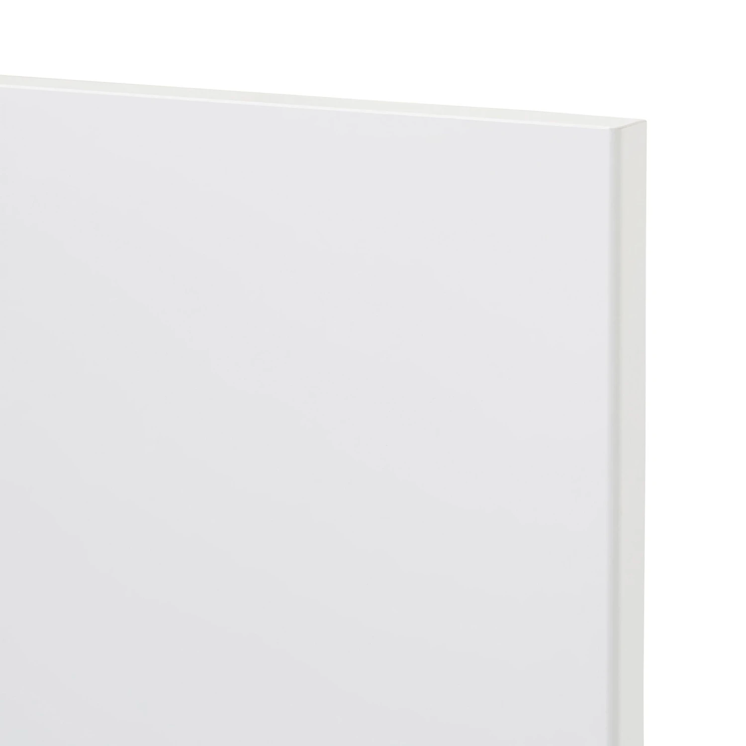 GoodHome Garcinia Gloss White Integrated Handle Bi-fold Cabinet Door (W)500mm (H)356mm (T)19mm 2 GoodHome Garcinia Gloss White Integrated Handle Bi-fold Cabinet Door (W)500mm (H)356mm (T)19mm - Image 2