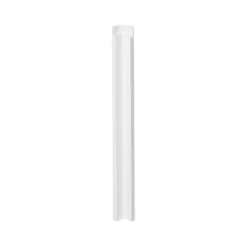 GoodHome Garcinia Gloss White Integrated Handle Standard Corner Post, (W)59mm (H)715mm