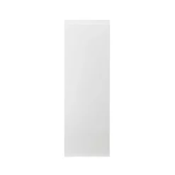 GoodHome Garcinia Gloss White Integrated Handle Tall Wall Cabinet Door (W)300mm (H)895mm (T)19mm